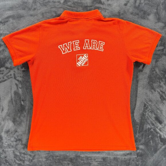 The Home Depot Employee Polo Shirt Women L We Are Home Depot Work Uniform - Picture 1 of 7